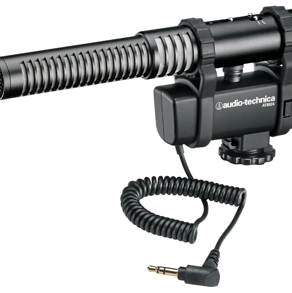 Audio-Technica AT8024 Mono/Stereo Camera Mount Microphone