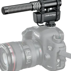 Audio-Technica AT8024 Mono/Stereo Camera Mount Microphone