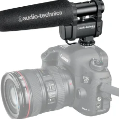 Audio-Technica AT8024 Mono/Stereo Camera Mount Microphone