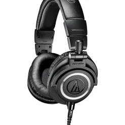 Audio-Technica ATH-M50x Closed-Back Studio Monitoring Headphones Black