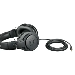 Audio-Technica ATH-M20x Closed-Back Professional Studio Monitor Headphones Black