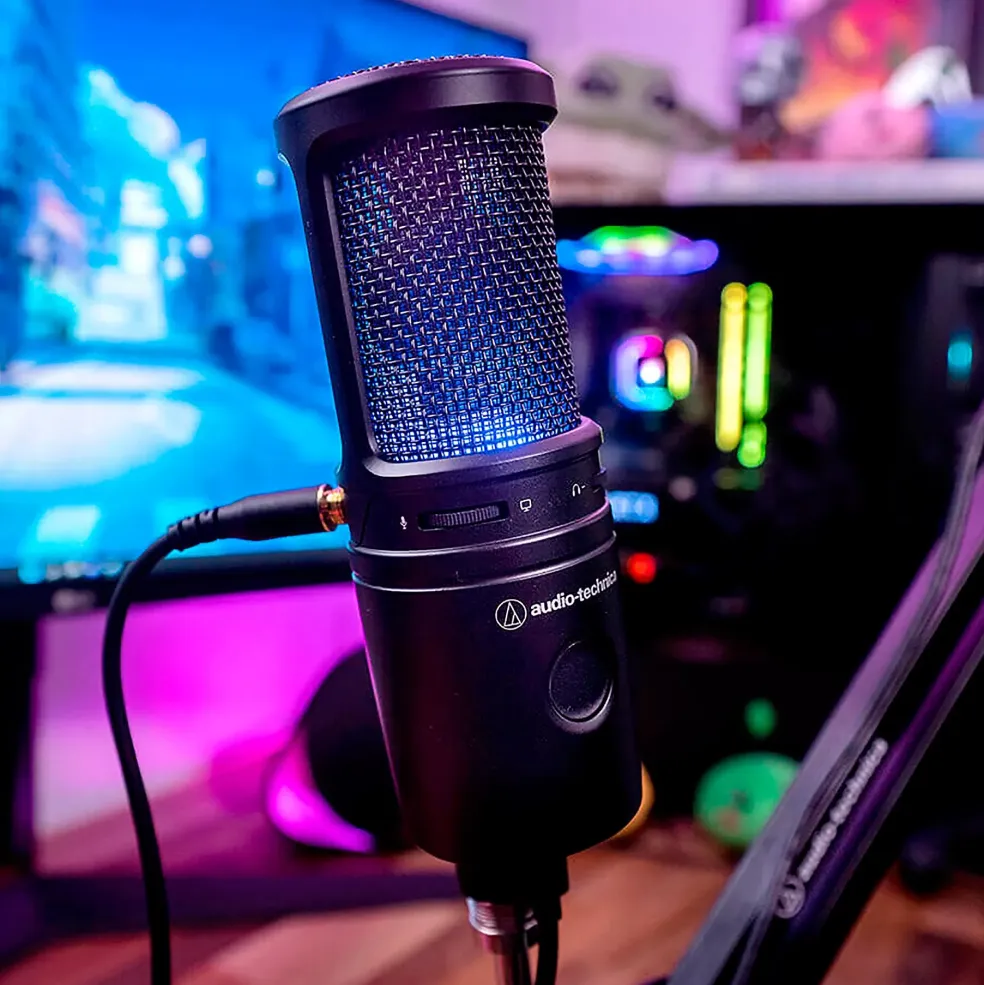 Audio-Technica AT2020USB-X Cardioid Condenser USB Microphone Black