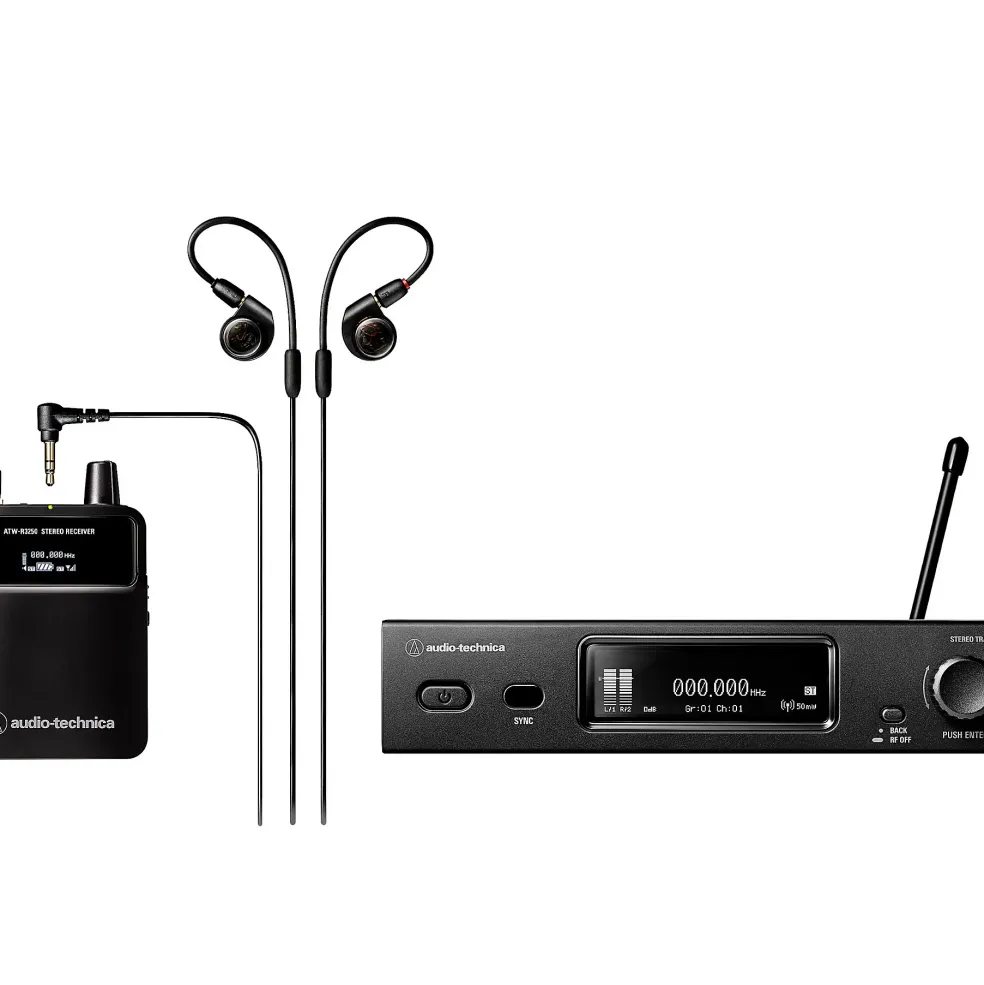 Audio-Technica ATW-3255 3000 Series Wireless In-Ear Monitor System Black
