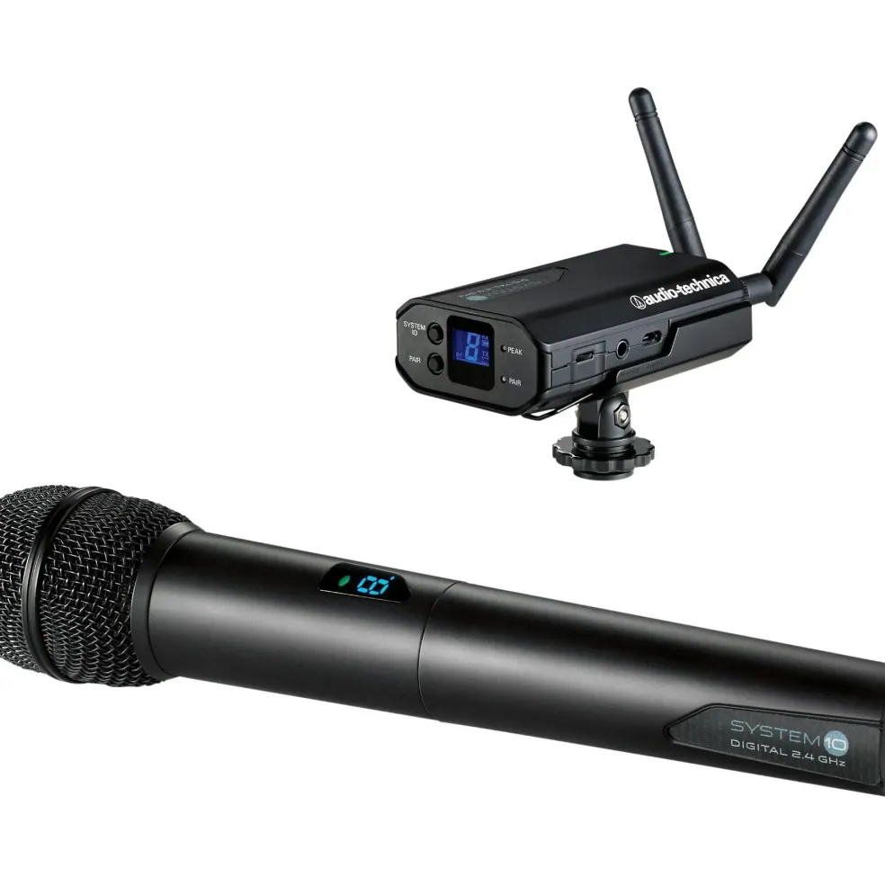 Audio-Technica System 10 Camera-Mount Wireless Microphone System (ATW-1702)