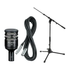 Audix D6 Kick Drum Mic with Cable and Stand