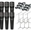 Audix I-5 Mic with Cable and Stand 6 Pack