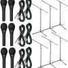 Audix OM-2 Mic With Cable and Stand 6-Pack
