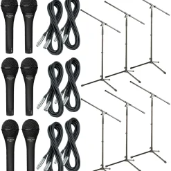 Audix OM-2 Mic With Cable and Stand 6-Pack