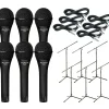 Audix OM-5 Mic with Cable and Stand 6 Pack