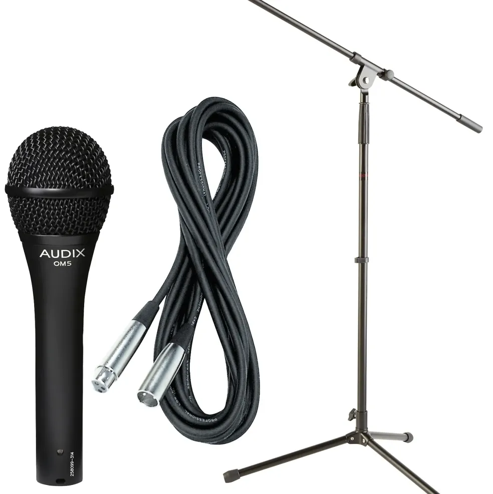 Audix OM-5 Mic with Cable and Stand