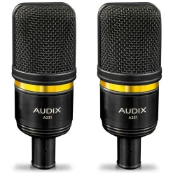 Audix Pair of Audix A231 Large Diaphragm Condenser Microphone