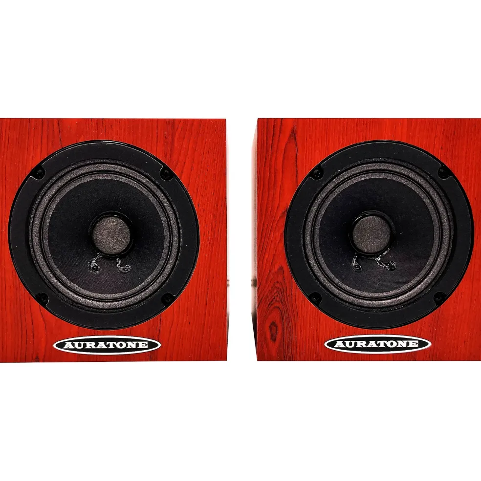 Auratone 5C Active Super Sound Cube 4.5" Reference Monitors - Pair, Wood