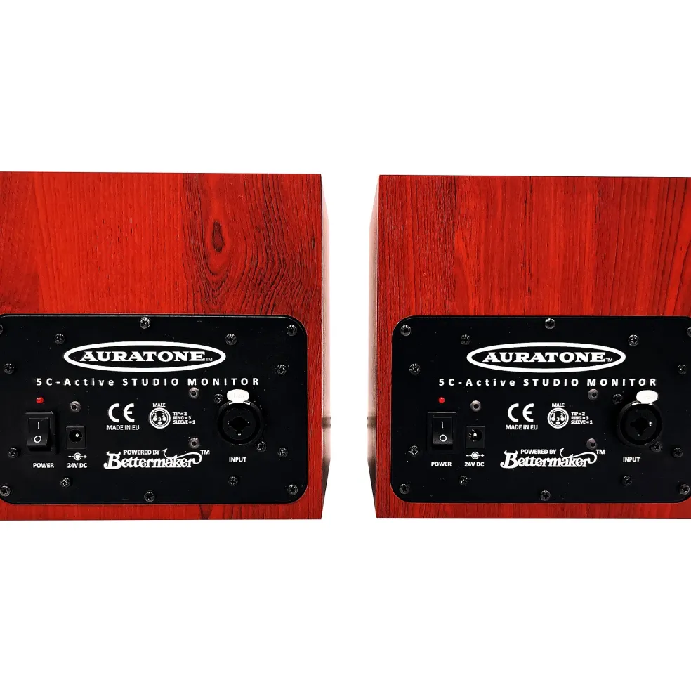 Auratone 5C Active Super Sound Cube 4.5" Reference Monitors - Pair, Wood