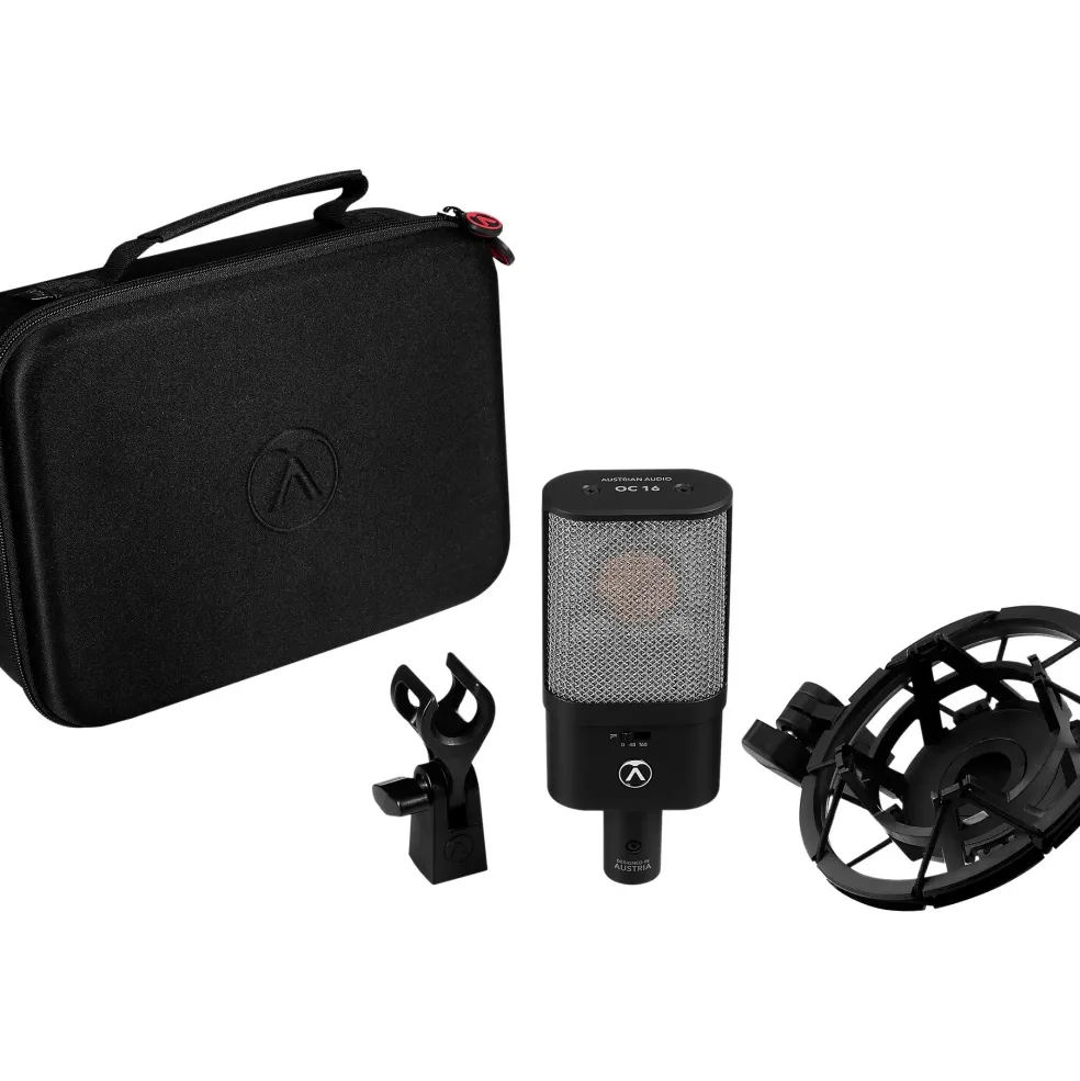 Austrian Audio OC16 Cardioid Pattern Precision Microphone Studio Set