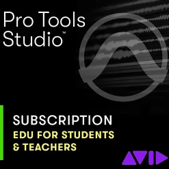 Avid Pro Tools | Studio 1-Year Subscription Updates and Support for Students/Teachers (Educational Pricing) - One-Time Payment