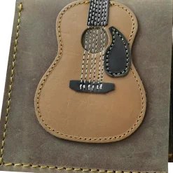 Axe Heaven Dreadnought Acoustic Guitar Wallet - Handmade - Genuine Leather