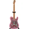 Axe Heaven Fender Telecaster - Pink Paisley Mini Guitar