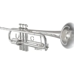 Bach 180 Stradivarius 37 Bell Series Professional Bb Trumpet with Reverse Leadpipe Silver plated Yellow Brass Bell