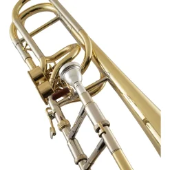 Bach 50A3 Stradivarius Series Professional Open Wrap Bass Trombone with Double Hagmann Valves Lacquer Yellow Brass Bell