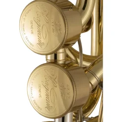 Bach 50A3 Stradivarius Series Professional Open Wrap Bass Trombone with Double Hagmann Valves Lacquer Yellow Brass Bell