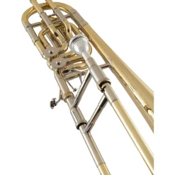 Bach 50B3 Stradivarius Series Professional Standard Wrap Double Rotor Bass Trombone Lacquer Yellow Brass Bell