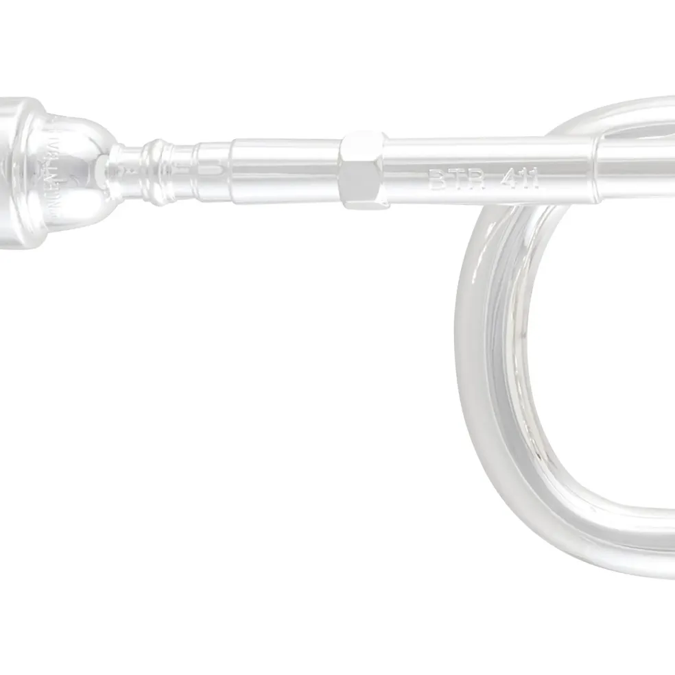 Bach BTR411 Intermediate Series Bb Trumpet Silver plated Yellow Brass Bell