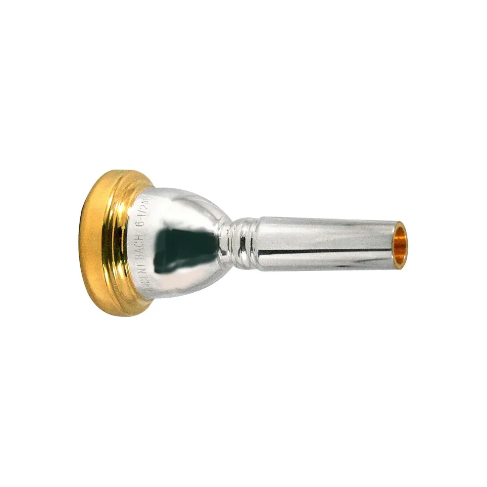 Bach Gold Rim Series Small Shank Trombone Mouthpiece 6-1/2AL