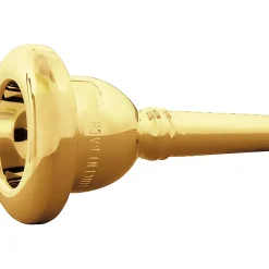 Bach Standard Series Small Shank Trombone Mouthpiece in Gold 6.5A