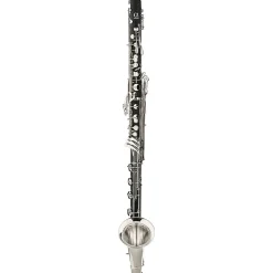 Backun Backun Alpha Low C Synthetic Bass Clarinet with Silver Plated Keys, 2-Piece Neck, Hardshell Case Silver Plated Keys Low C