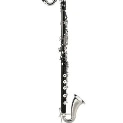 Backun Backun Alpha Low C Synthetic Bass Clarinet with Silver Plated Keys, 2-Piece Neck, Hardshell Case Silver Plated Keys Low C