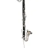 Backun Backun Alpha Low Eb Synthetic Bass Clarinet with Nickel Plated Keys with Lyre Holder, 2-Piece Neck, Compact Hardshell Case Nickel Plated Keys Low Eb