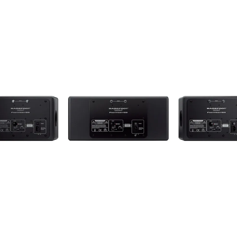 Barefoot Sound Footprint03 3-Way Active Studio Monitor Pair With Footprint03C Center Channel Active Studio Monitor Bundle