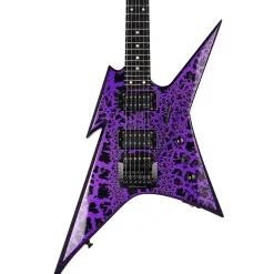 B.C. Rich Ironbird MK2 Legacy Kahler Electric Guitar Purple Crackle