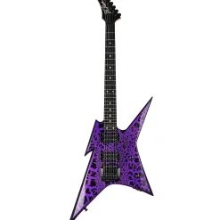 B.C. Rich Ironbird MK2 Legacy Kahler Electric Guitar Purple Crackle