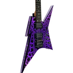 B.C. Rich Ironbird MK2 Legacy Kahler Electric Guitar Purple Crackle
