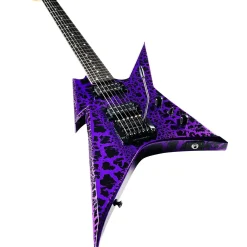 B.C. Rich Ironbird MK2 Legacy Kahler Electric Guitar Purple Crackle