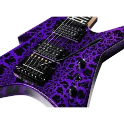 B.C. Rich Ironbird MK2 Legacy Kahler Electric Guitar Purple Crackle