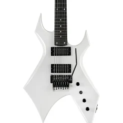 B.C. Rich Warlock Legacy 7 Floyd Electric Guitar White
