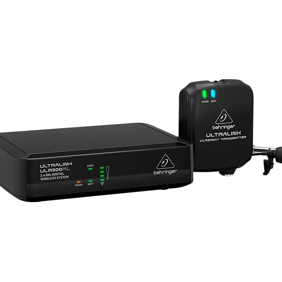 Behringer 2.4 GHz Digital Wireless System with Lavalier Microphone, Belt-Pack Transmitter and Receiver