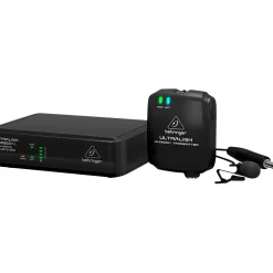 Behringer 2.4 GHz Digital Wireless System with Lavalier Microphone, Belt-Pack Transmitter and Receiver