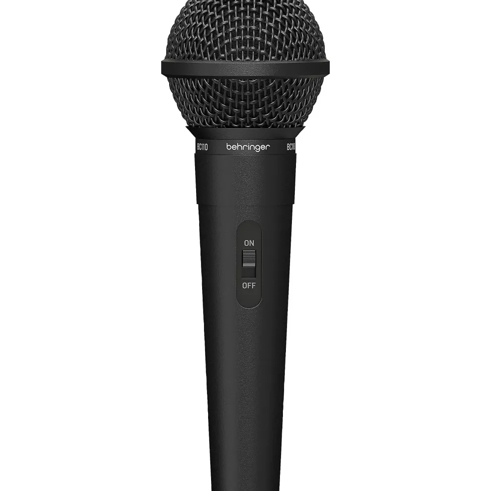 Behringer BC110 Dynamic Vocal Microphone with 10-foot Cable