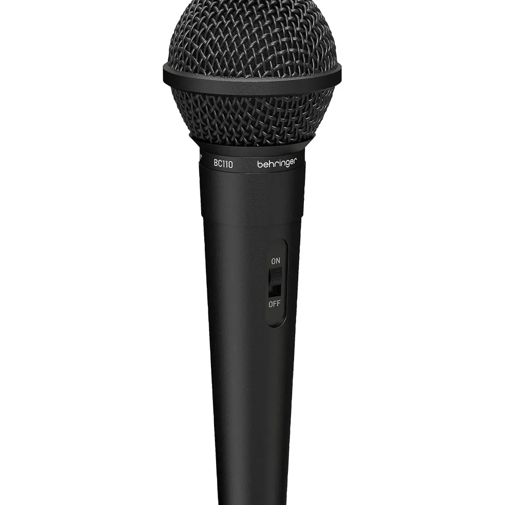 Behringer BC110 Dynamic Vocal Microphone with 10-foot Cable