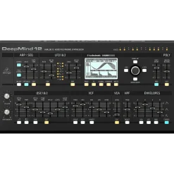 Behringer DeepMind 12D 12-Voice Polyphonic Desktop Synthesizer