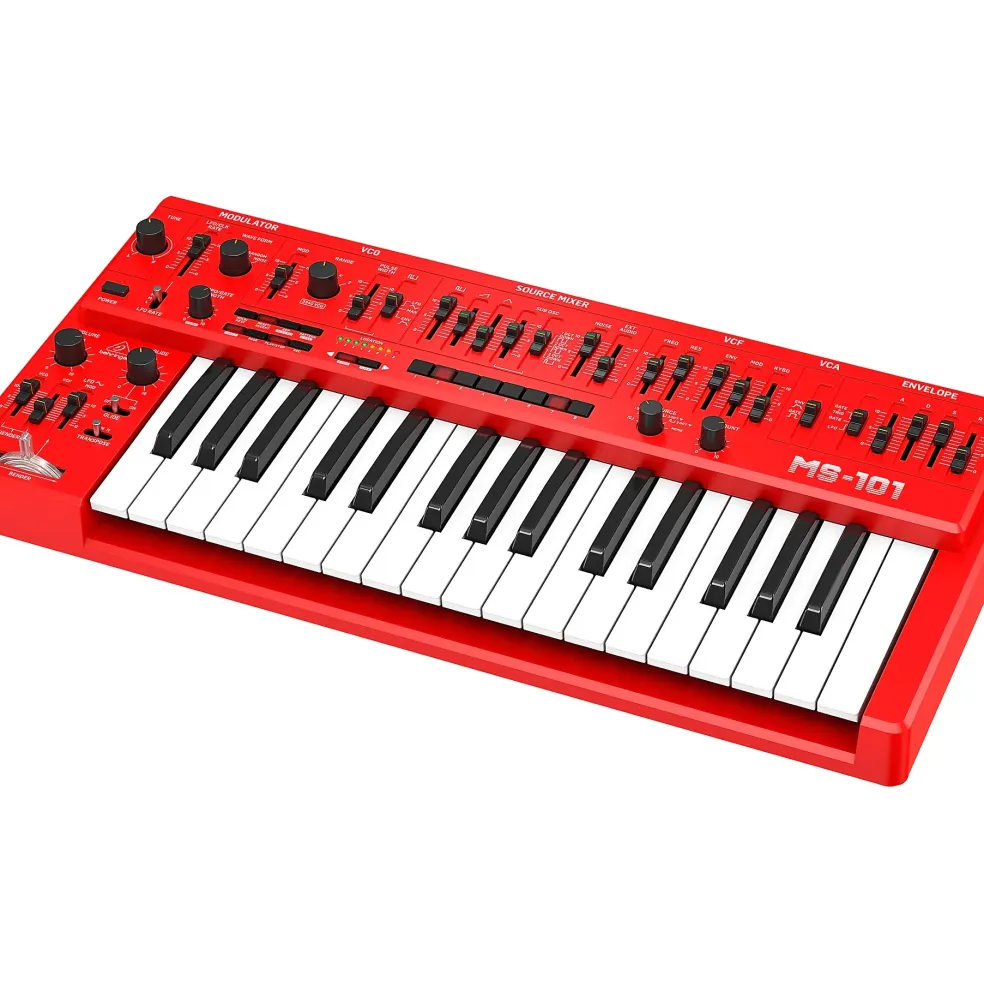 Behringer MS-1 32-Key Analog Synthesizer Red