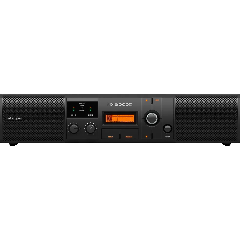Behringer NX6000D 6,000W Power Amplifier With DSP