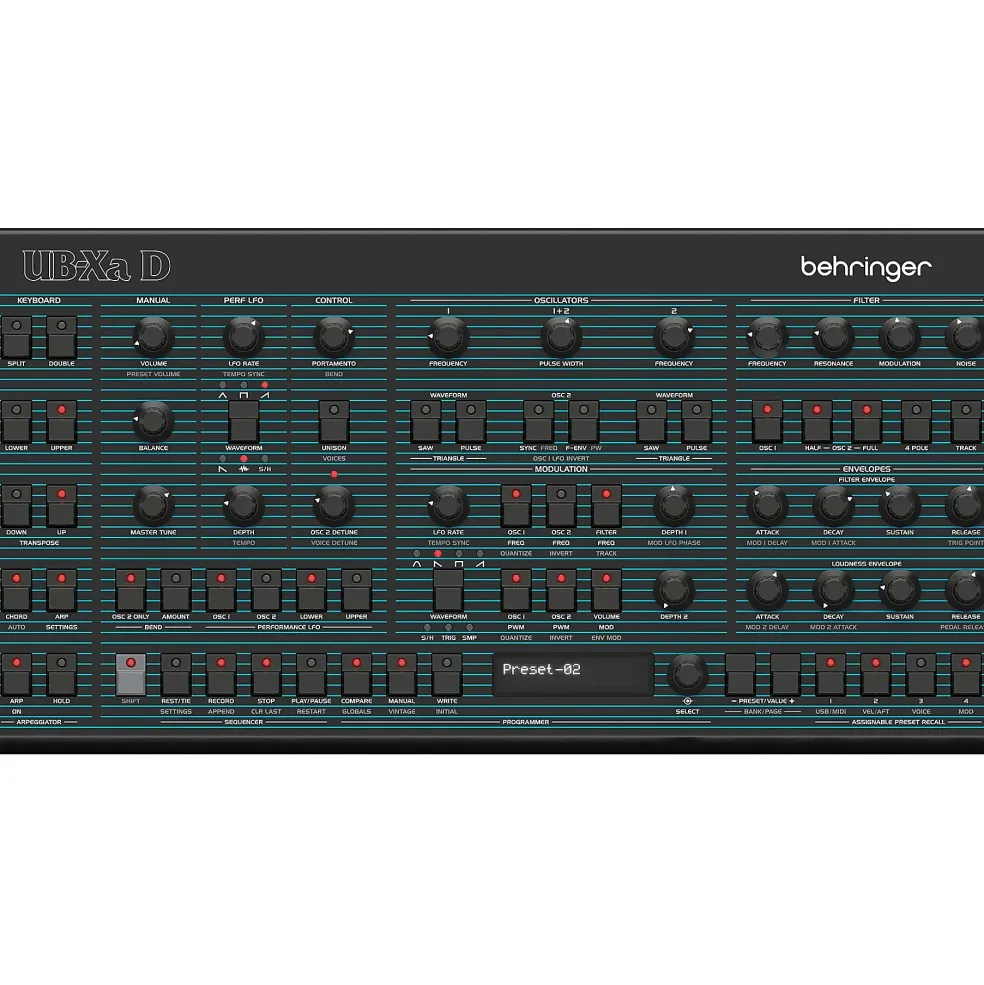 Behringer UB-Xa D Multi-Timbral Polyphonic Desktop Synthesizer