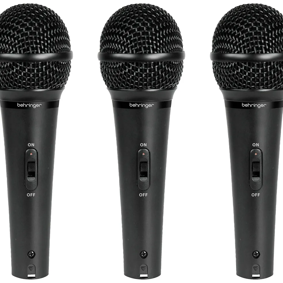 Behringer Ultravoice XM1800S Microphone 3-Pack
