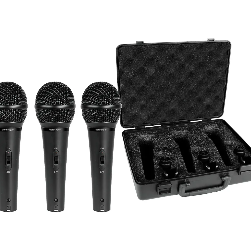 Behringer Ultravoice XM1800S Microphone 3-Pack