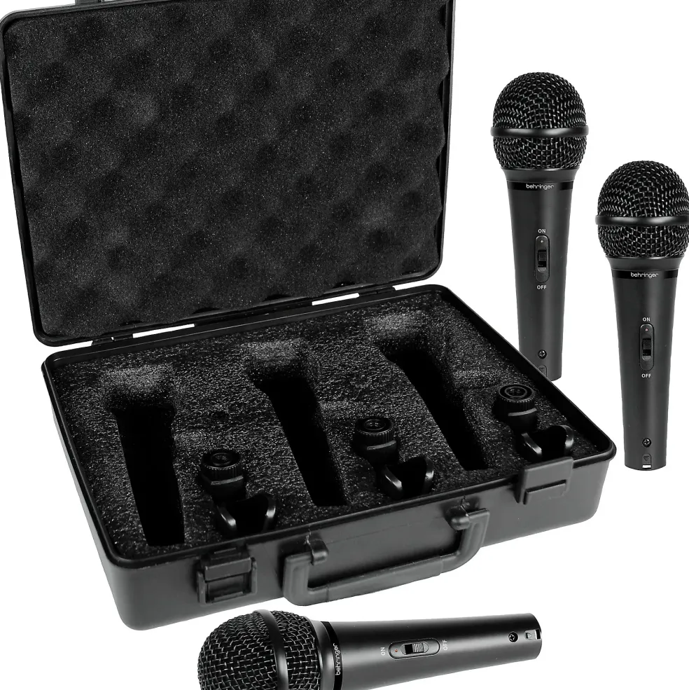 Behringer Ultravoice XM1800S Microphone 3-Pack
