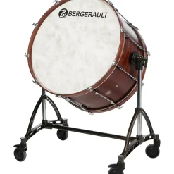 Bergerault Concert Bass Drum, 36x22" With Tilting Stand 36 x 22 in.